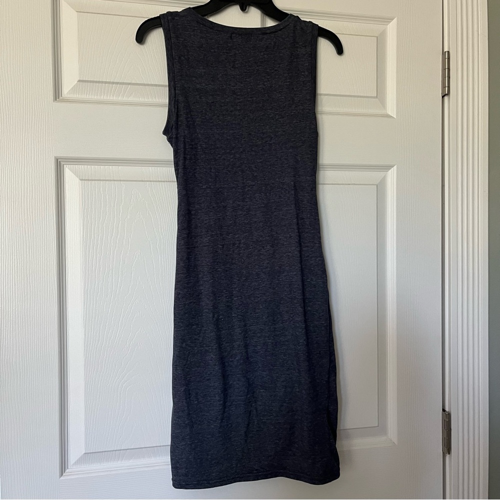 Leith Gray Ruched Sheath Mini Dress - Picture 3 of 4
